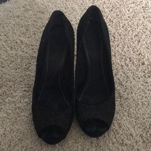 Black elegant sparkle heels from Nine West